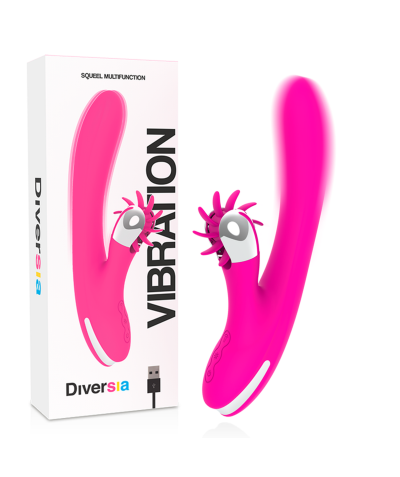 BUNNY  PLEASURE Vibromasseur diversia bunny vibrating: jouet sexuel stimulant