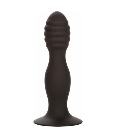 RIBBED ANAL STUD Plug anal de grande taille pour des stimulations intenses