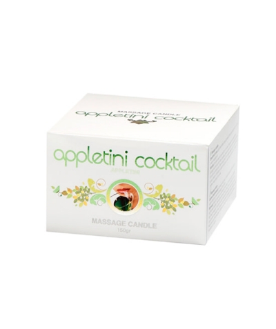 CANDLE APPLETINI Bougie de massage cocktail appletini 150gr