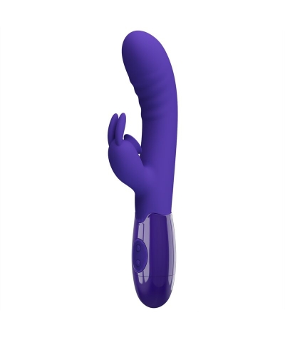 CERBERUS YOUTH Vibromasseur rechargeable avec 30 fonctions, en silicone doux