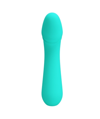 CETUS VIBRADOR RECARGABLE VERD Vibromasseur point g en silicone doux.