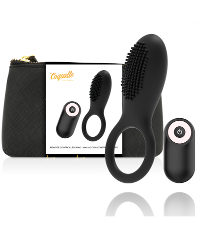 CHIC DESIRE 0 Chic desire - cockring télécommande rechargeable noir/ or