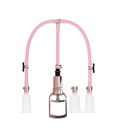 CLITORAL &AMP;AMP;AMP;AMP; Set d'aspiration pour les seins et le grand clitoris rose