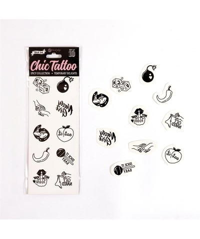 SPICY COLLECTION CHIC TATTOO S Tatouages temporaires, faciles et polyvalents pour les événements