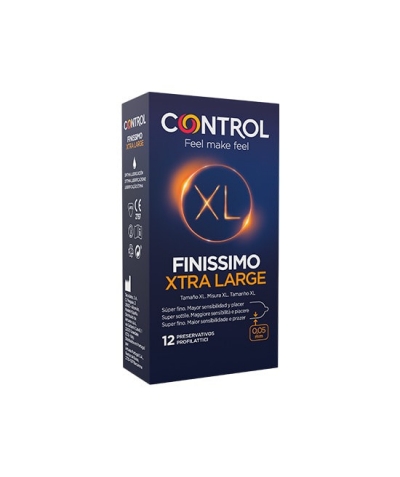 CONTROL FINNISSIMO XL Préservatifs control finissimo xl 12 unités