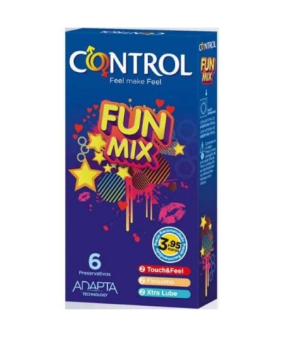 CONTROL FUN Préservatifs de contrôle fun mix 6 unités