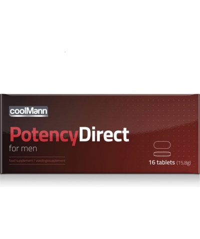 POTENCY DIRECT Cobeco coolman supplément améliorant la libido masculine 16cap