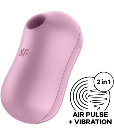 SATISFYER COTTON CANDY Vibromasseur clitoridien avec des ondes de pression