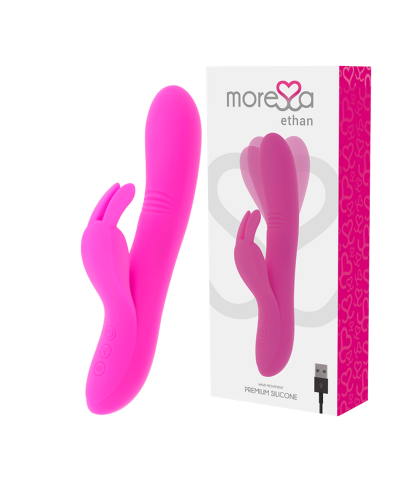 VIBRADOR ETHAN Vibromasseur double en silicone avec plusieurs fonctions