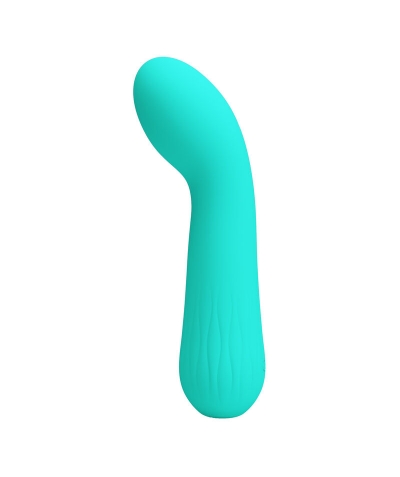 FAUN VIBRADOR RECARGABLE VERDE Vibromasseur point g, silicone doux, étanche