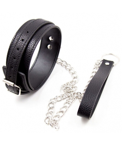 COLLAR PATRON SERPIENTE Collier avec laisse pour jeux intimes