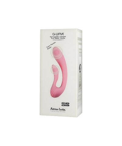 G-WAVE Duplo vibrateur recarregável g-wave adrien lastic rose