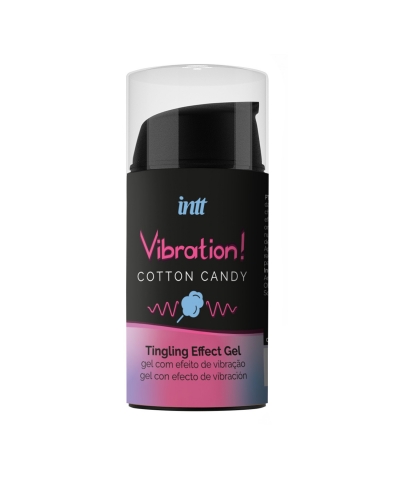 INTT Gel excitant avec effet vibration et chauffant