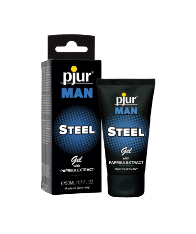 PJUR MAN STEEL Gel pour massage stimulant masculin, revitalisant et agréable.