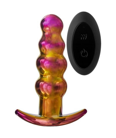 GLAMOUR GLASS REMOTE Bouchon en verre vibrant avec télécommande