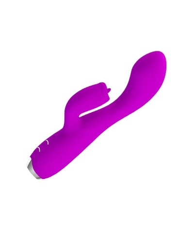 GLORIA VIBRADOR CONEJO RECARGA Vibromasseur en silicone étanche avec plusieurs fonctions