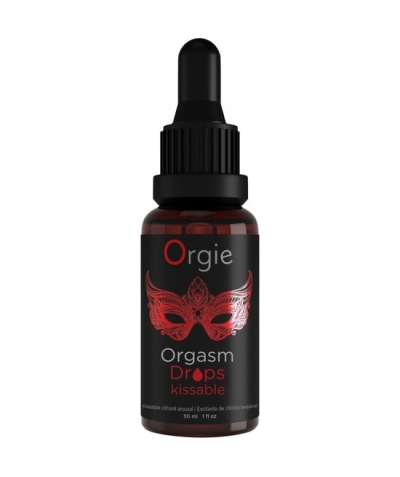 ORGASM DROPS KISSABLE Gouttes pour le clitoris, augmente la sensibilité et l'excitation