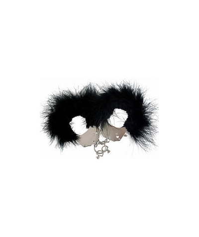 HANDCUFFS HAIR Menottes en métal et en peluche