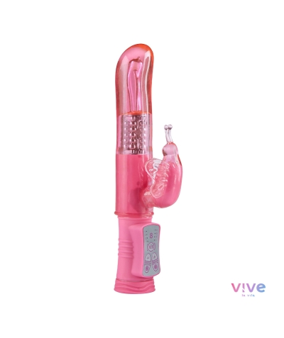 HAPPY HUGGING Vibromasseur double stimulation avec papillon