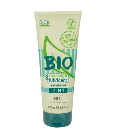 HOT BIO Bio massage chaud & lubrifiant 2en1 200 ml