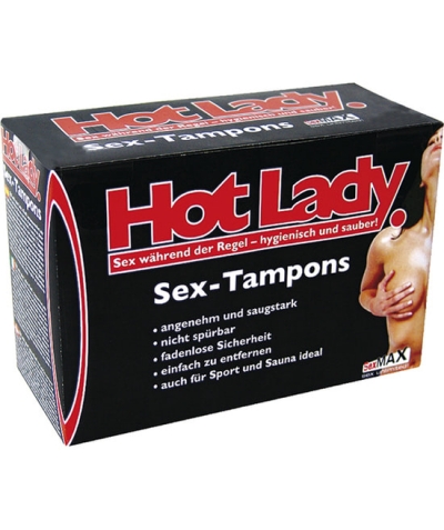 HOT LADY Tampons sexuels hot lady (8 unités)