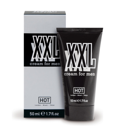 HOT XXL MEN Crème de massage pour hommes qui contribue à une érection puissante