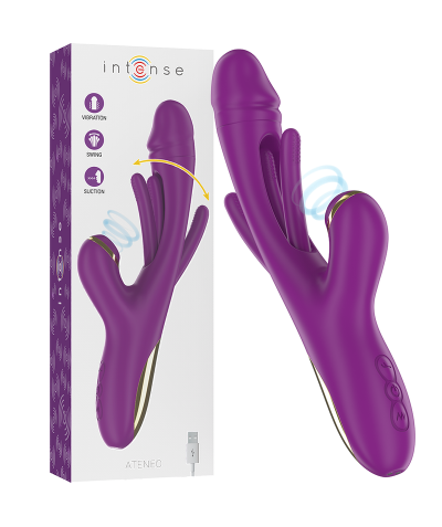 ATENEO Masturbateur féminin en silicone doux et puissant