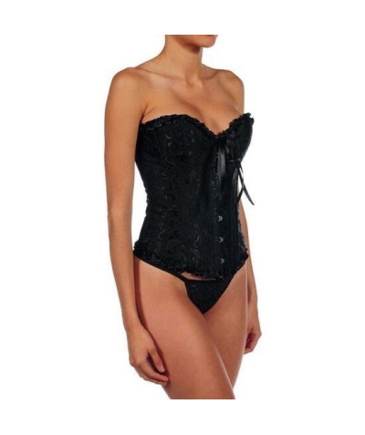 INTIMAX ATENEA Corset noir sexy avec string