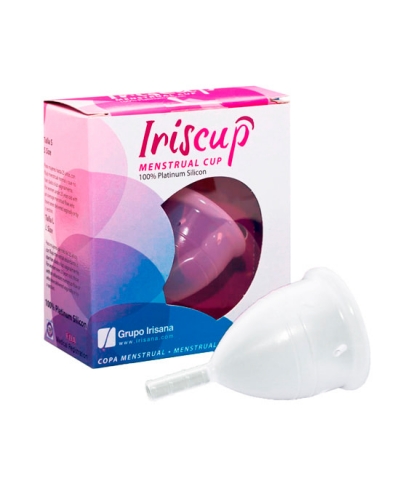 IRISCUP BLANCA Coupe menstruelle transparente en 2 tailles