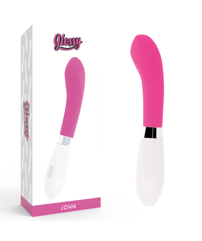 VIBRADOR ROSA Vibromasseur en forme courbée pour une stimulation intense.