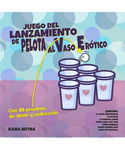 EL VASO ERÓTICO Jeu de lancer de balle érotique