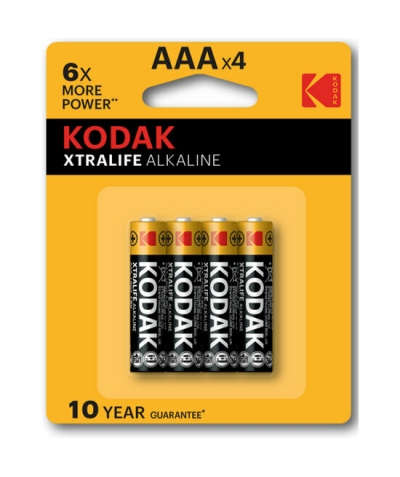 KODAK XTRALIFE ALKALINE Pile alcaline xtralife aaa lr3 blister de 4