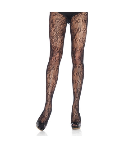 LEG AVENUE LACE Leg avenue culotte en dentelle filigrane noire