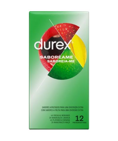 DUREX SABOREAME Préservatifs aux saveurs fruitées variées