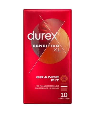 DUREX XL SENSITIVOS Préservatifs sentitivo xl 10 unités