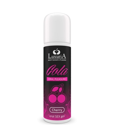 LUXURIA CHERRY Gel comestible pour sexe oral à la cerise