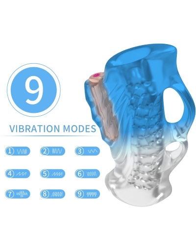 MASTURBATOR DEDAL &AMP;AMP Masturbateur avec dix modes de vibration différents