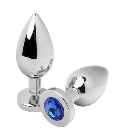 METALHARD ANAL PLUG DIAMOND BL Plug anal en acier avec un luxueux cristal