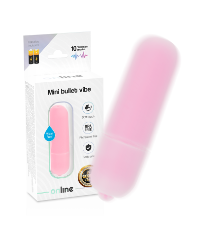 MINI BALA VIBRADORA ROSA Petit vibromasseur puissant et polyvalent. discret, parfait !