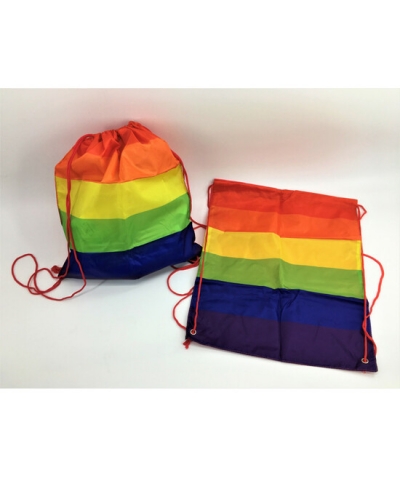 MOCHILA BANDERA LGBT+ Sac à dos en nylon avec drapeau de fierté lgbt+