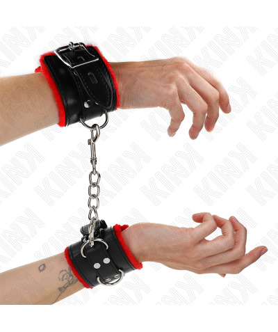 MUÑEQUERAS FORRADAS CON AGUJER Bracelets bdsm de différents matériaux et styles