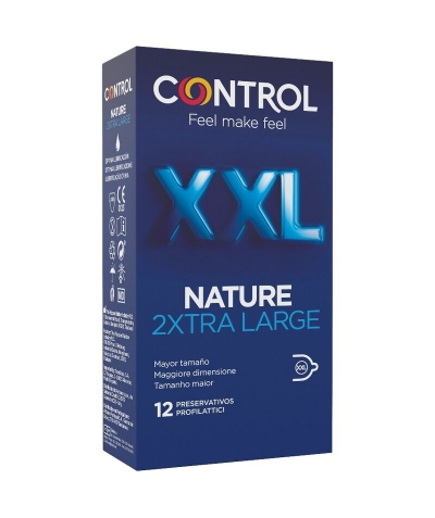 2XTRA Préservatifs control nature xxl : confort maximum