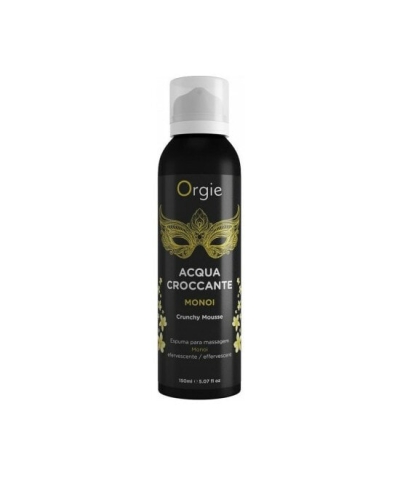 ORGIE ACQUA CROCCANTE MONOI Mousse de massage effervescente