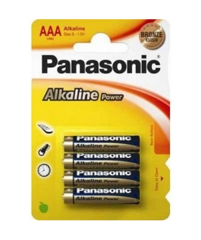 PANASONIC SUPER  POWER Bronze pile alcaline aaa lr03 blister*4