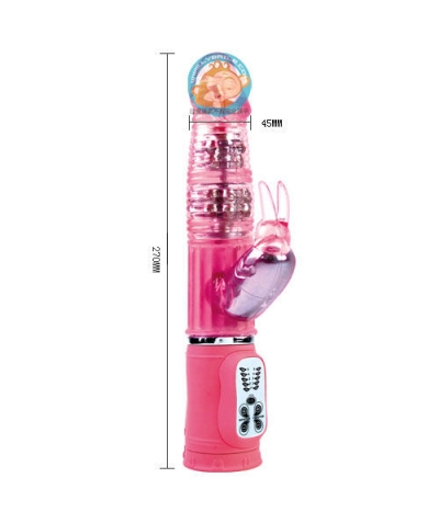 BUNNY RAMPANTE  TWIRL Vibromasseur / rabbit rotatif en rose. plaisir intense