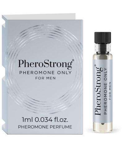 PHEROMONE ONLY MEN Parfum masculin aux phéromones, notes épicées boisées.