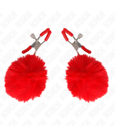 PINZAS PARA PEZONES CON POMPÓN Collection de pinces pour tétons bdsm kink