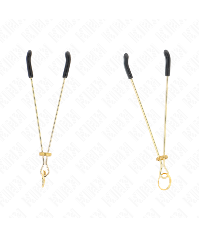 KINK GOLD Pinces réglables pour mamelons en bdsm