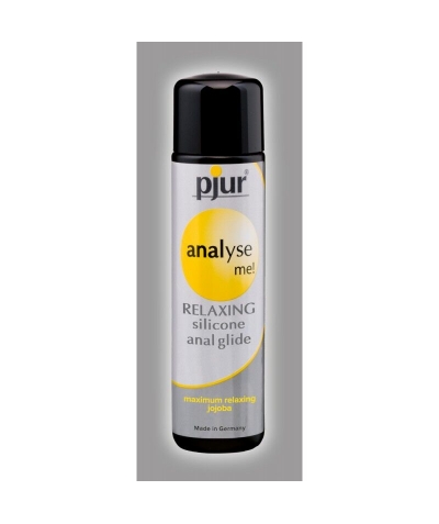 PJUR ANALYSE ME GEL RELAJANTE Monodosis Lubrifiant anal en silicone avec jojoba apaisant