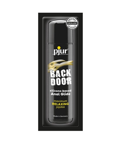 PJUR BACK DOOR GEL RELAJANTE A Lubrifiant anal en silicone à base de jojoba, relaxant y monodosis